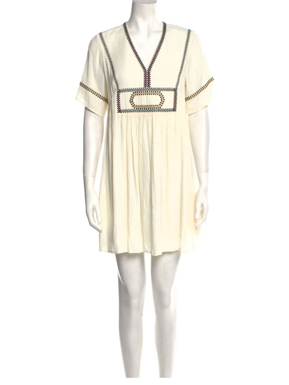 ba&sh Cream Mini Dress
